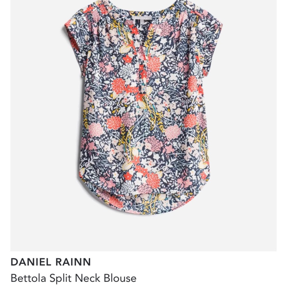 Daniel Rainn split neck blouse